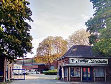 Eingang zum Thyssen-Krupp-Gelnde